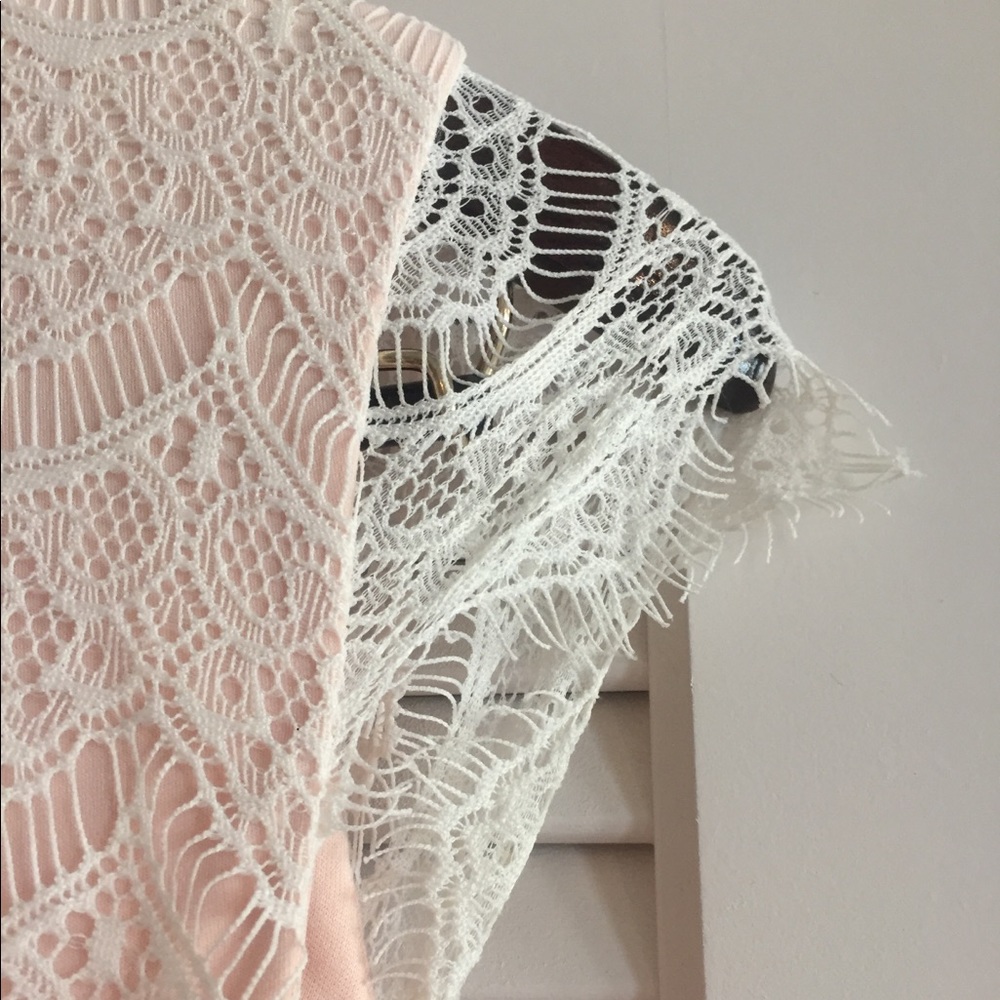 Sangria Lace Cap Sleeve Dress from David’s Bridal - Picture 7 of 8
